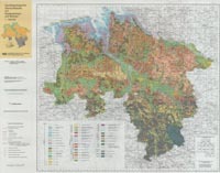 Quartärgeologische Übersichtskarte von Niedersachsen und Bremen 1:500 000