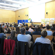 LBEG-Präsident Andreas Sikorski begrüßt die Teilnehmerinnen und Teilnehmer im Geozentrum Hannover.