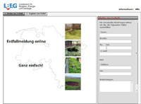 Erdfallmeldung online