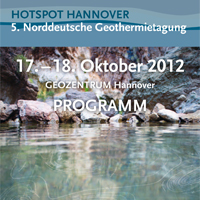 5. Norddeutsche Geothermietagung - Hotspot Hannover