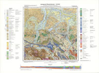 Geologische Übersichtskarte der BRD 1:200 000