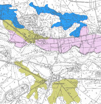 Ausschnitt aus der Themenkarte "Schutzwürdige Böden"