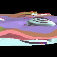 Screenshot des Films zum Geotelktonischen Atlas als 3D-Modell