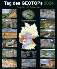 Poster zum Tag des Geotops 2024 am 15.09.2024