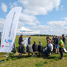 Der LBEG-Stand beim Feldtag in Schwüblingsen.