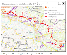Trassenverlauf ETL187