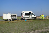 Messfahrzeug für Grundwasserbeprobung