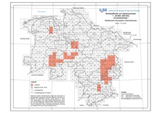 Blattübersicht der Karte der Eisenerzvorkommen