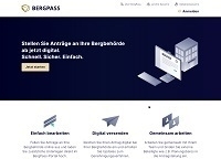 Startbildschirm der Anwendung BergPass® 2.0