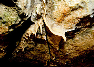 Exkursion Geotope im Hannoverschen Bergland; Blick in die Schillathöhle (Süntel)