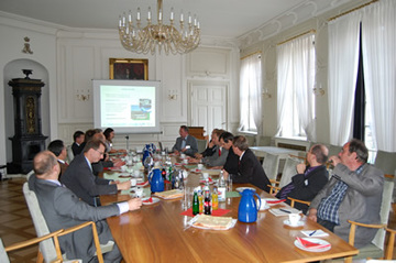 Referatsleitersitzung im weißen Saal