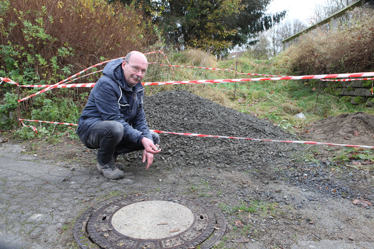 Tagesbruch, Brauhausberg, Clausthal-Zellerfeld, verfüllt, Niederschläge, Regenwasser