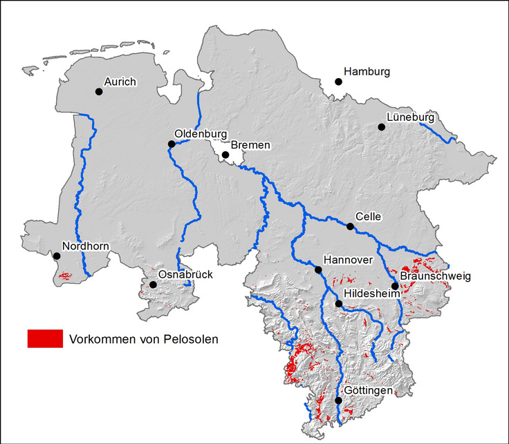 Pelosolvorkommen Niedersachsen