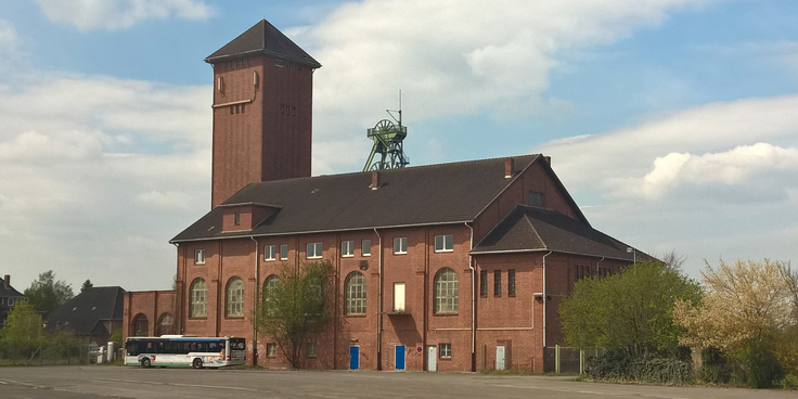 Hochbehälter, Werksgelände, ehemaliges Bergwerk Niedersachsen-Riedel, Hänigsen