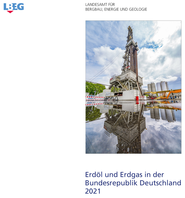 Titelseite Jahresbericht Erdöl und Erdgas in der Bundesrepublik Deutschland 2021