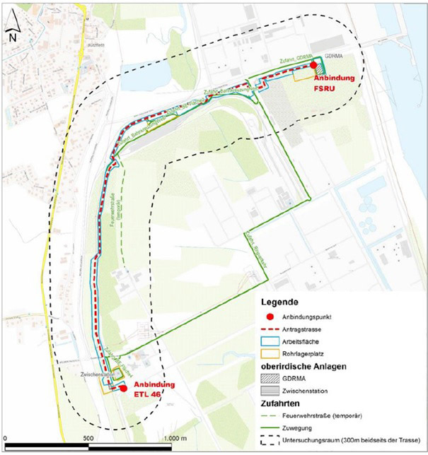 Energietransportleitung (ETL) 179.100, LNG-Anbindungsleitung, Stade-Bützfleth