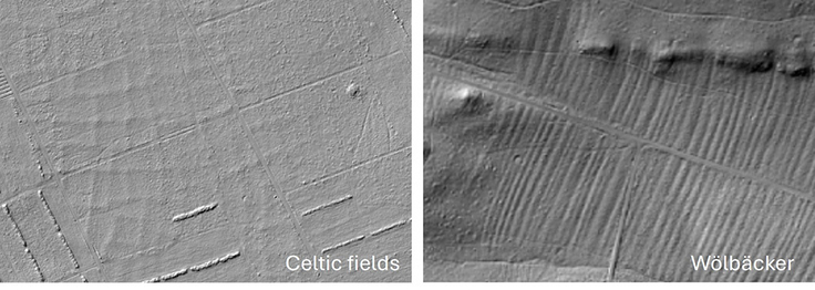 Archivböden – Oberflächenformen