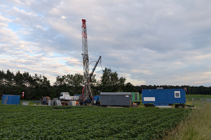 Das Bild zeigt die Bohrung Hankensbüttel-Süd 87