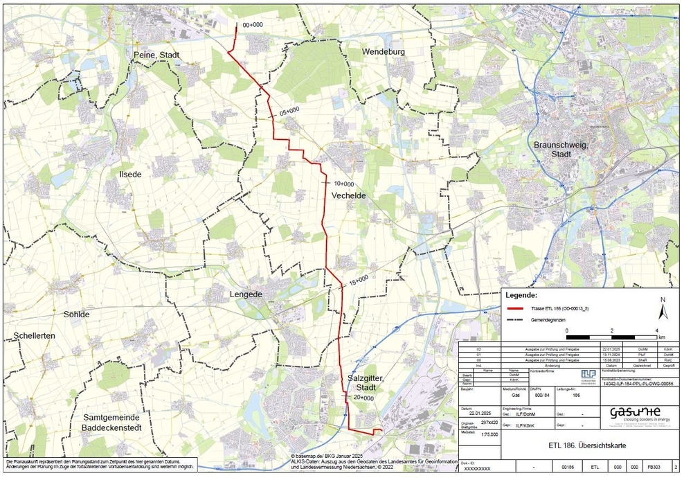 Trassenverlauf ETL186