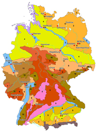 Bodenregionen Deutschlands