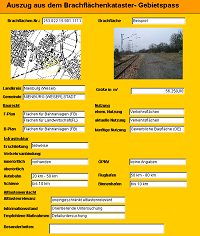 Brachflächenkataster-Gebietspass